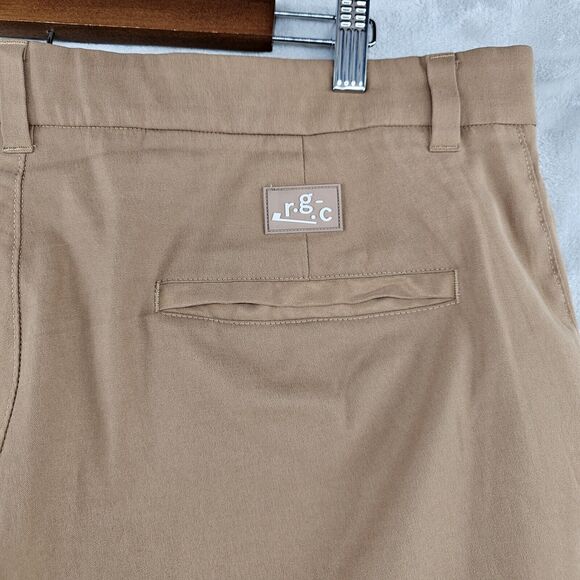 RGC Random Golf Club Mens 39x30 Tan Chino Golf Pants Stretch Flex - Picture 4 of 8